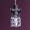 Tribeca Chandelier Pendant (Single Bulb) | Chandeliers by Michael McHale Designs. Item made of metal with glass
