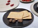 Black Ceramic plates | Dinnerware by YomYomceramic. Item composed of ceramic