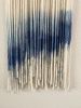 Dip Dyed Wall Hanging- Blues | Tapestry in Wall Hangings by Mpwovenn Fiber Art by Mindy Pantuso