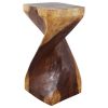 Haussmann® Single Twist Stool Table 12 in SQ x 24 in | Chairs by Haussmann®