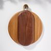 KENNETH Modern White Oak Serving Board with Brass Handle | Serveware by Untitled_Co