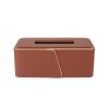 Cognac Leather Office Set | Decorative Objects by Rikan