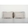 Velvet Floral Pillow Cover, Set of Two Ethnic Rectangular | Sham in Linens & Bedding by Vintage Pillows Store. Item made of cotton with fiber