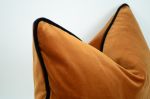 copper velvet pillow // copper velvet cushion // fall velvet | Pillows by velvet + linen