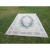Vintage Oversize Oushak Carpet - Dining Room Carpet | Area Rug in Rugs by Vintage Pillows Store. Item made of cotton & fiber