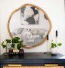 Organic Round Mirror | Decorative Objects by Dot & Rose. Item composed of maple wood & glass