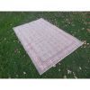 Handknotted Wool Kayseri Rug with Rich Border - Dining Room | Area Rug in Rugs by Vintage Pillows Store. Item composed of cotton