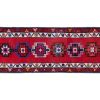 Handknotted Colorful Turkish Herki Runner Rug - Hallway | Rugs by Vintage Pillows Store. Item made of cotton & fiber
