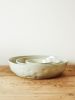 Serving Bowl Set in Seaglass | Serveware by Barton Croft. Item composed of stoneware compatible with country & farmhouse and japandi style