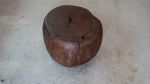 Walnut Blok Round | Stool in Chairs by Simon Silver Designs