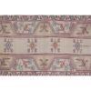 Distressed Turkish Oushak Runner Rug - Bohemian Style Carpet | Rugs by Vintage Pillows Store. Item composed of cotton & fiber