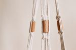 Summer Goals Plant Hanger - Premade! | Plants & Landscape by Modern Macramé by Emily Katz. Item made of cotton with leather