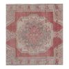 Mid Century Flatweave Large Overdyed Oriental Turkey Oushak | Area Rug in Rugs by Vintage Pillows Store. Item composed of cotton