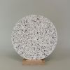 Round Terrazzo 16" - Neutral | Serving Tray in Serveware by Tropico Studio. Item composed of synthetic