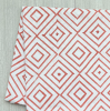 Table Throw - Diamond, Coral | Linens & Bedding by Mended. Item made of cotton
