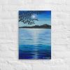 Canvas Print - Nocturned - Moonlit Sea by Night | Work by Eman's Gallery