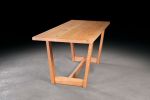 Maple Dining Table w/ Matching Base & Trestle | Tables by Urban Lumber Co.. Item composed of wood
