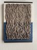 Woven Wall Tile- Green and Blue | Wall Sculpture in Wall Hangings by Mpwovenn Fiber Art by Mindy Pantuso