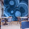 Malachite - Azure | Wallpaper in Wall Treatments by Brenda Houston. Item composed of fabric and paper