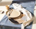 Shapes Runner - Blue | Table Runner in Linens & Bedding by MINNA