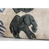 15" x 33" Ikat Elephant Pillow Pillow Cover - Silk Bedding | Sham in Linens & Bedding by Vintage Pillows Store. Item composed of cotton and fiber