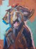 Brown Lab | Oil And Acrylic Painting in Paintings by Sorelle Gallery