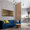 "INFINITY" Parametric Wood Wall Art Decor / 100% Solid Wood | Wall Sculpture in Wall Hangings by ArtMillWork Design. Item composed of wood