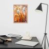 Framed Print - Canyon - Fluid Abstract Earth Tone Geo Art | Work by Eman's Gallery