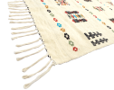 Handwoven wool rug | Small Rug in Rugs by Berber Art. Item made of cotton