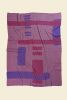 Geometric Blanket in Pink | Linens & Bedding by BOI. Item made of cotton works with contemporary style