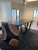 Custom waterfall river table (read description) | Furniture by Pelican State Woodworks