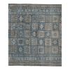 19th Century Shabby Chic Geometric Tribal Antique Caucasian | Area Rug in Rugs by Vintage Pillows Store. Item composed of cotton