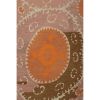 1960s Neutral Unusual Samarkand Uzbekistan Suzani - Ecru and | Tablecloth in Linens & Bedding by Vintage Pillows Store