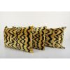 Handmade Tiger Design Ikat Velvet Bedding Pillow | Cushion in Pillows by Vintage Pillows Store. Item composed of cotton