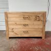 Model #1053 - Custom Single Sink Vanity | Countertop in Furniture by Limitless Woodworking. Item made of maple wood works with mid century modern & contemporary style