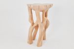 Solid Wood Sculptural Side Table, Original Contemporary Design | Tables by Logniture