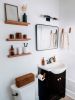 Toilet Paper Holder Kit [Flag End] | Strap in Storage by Keyaiira | leather + fiber | Artist Studio in Santa Rosa. Item made of leather