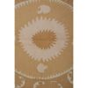 Suzani White Washed Tapestry - Muted Color Uzbek Table Cloth | Table Runner in Linens & Bedding by Vintage Pillows Store