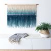 Large Wall Tapestry - SEA VIEW | Wall Hangings by Rianne Aarts / Teddy and Wool Studio. Item made of cotton