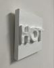 Hot 6"x6" | Mixed Media in Paintings by Emeline Tate. Item made of canvas with synthetic