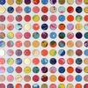 Three Hundred And Twenty Four Splash Dots Painting With Gold Leaf 2 | Collage in Paintings by Amelia Coward