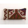 Lumbar Cicim Pillow Cover, Bedroom Decor -Small Jajim Pillow | Cushion in Pillows by Vintage Pillows Store