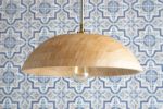 Wood Boho Pendant Light - Model No. 9322 | Pendants by Peared Creation. Item composed of bamboo