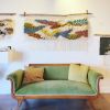 Woven Wall Art "Wild Valley" | Tapestry in Wall Hangings by MossHound Designs | Maxine Orange in Fort Walton Beach. Item made of wool works with boho & mid century modern style