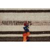 Large Vintage Hemp Kilim Rug With Tulu Detail 9'3" X 10'11" | Area Rug in Rugs by Vintage Pillows Store. Item composed of cotton and fiber
