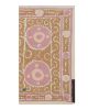 Handmade Suzani Wall Hanging, Embroidery Central Asian Bed C | Tablecloth in Linens & Bedding by Vintage Pillows Store