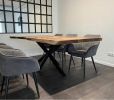 Live Edge Dining Wood Table | Dining Table in Tables by Ironscustomwood. Item composed of walnut compatible with country & farmhouse style