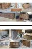 Custom Make Up Vanity | Console Table in Tables by Limitless Woodworking. Item made of maple wood compatible with mid century modern and contemporary style