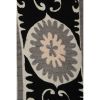 Suzani Pink Tapestry - Muted Color Uzbek Table Cloth - Paste | Tablecloth in Linens & Bedding by Vintage Pillows Store