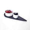 Éva service set - ensemble de service | Serving Bowl in Serveware by Nadine Hajjar Studio. Item made of wood & ceramic compatible with minimalism and contemporary style